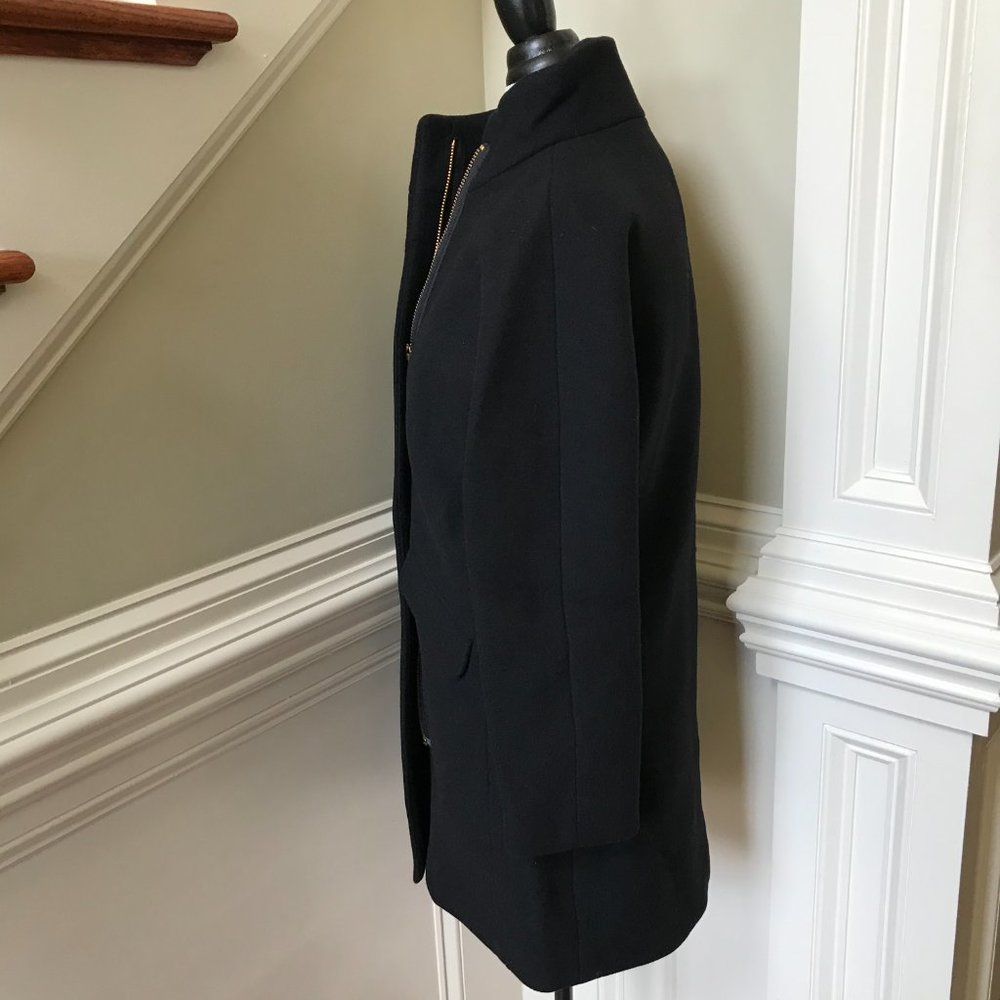 J. Crew Black Wool Pea Coat - Picture 7 of 10
